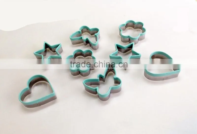 High Quality Color Metal Cookie Cutter With PVC Edge