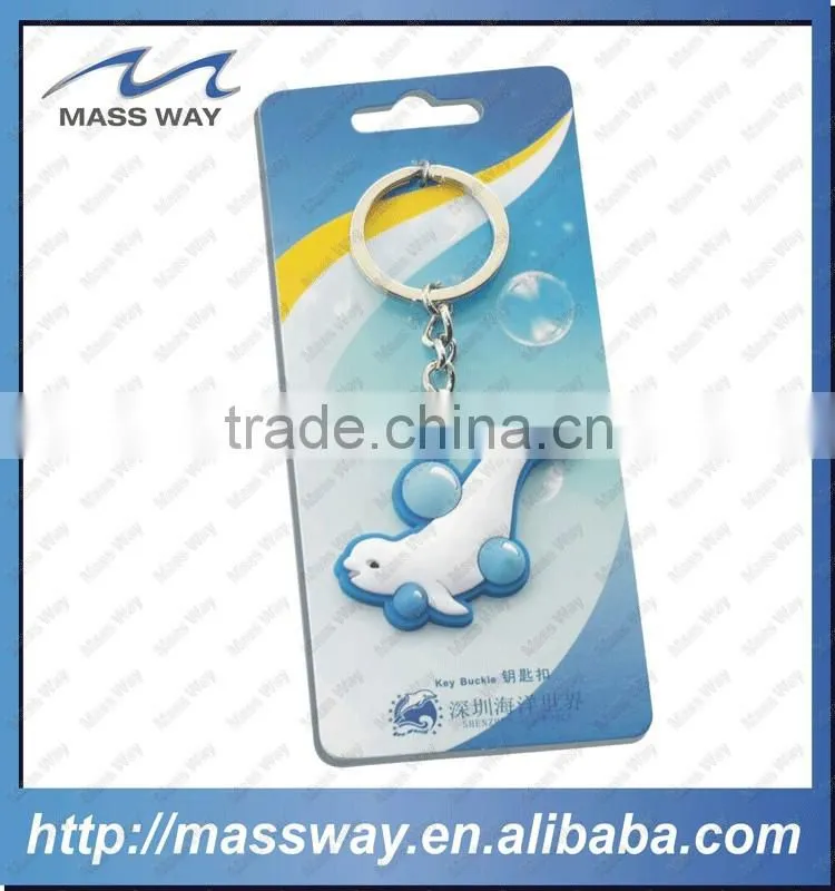 souvenir promotion 3D panada shape custom soft PVC key chain