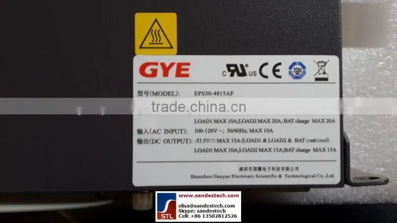 Huawei GYE EPS30-4815AF 30A DC Power in cabinet for Huawei ZTE Fiberhome OLT 2x15A recitifier module GYE GERM4815T