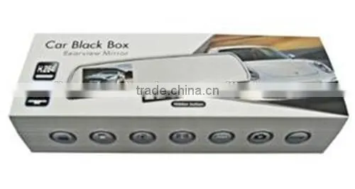 4.3" TFT LCD screen Dual Lens Car Rearview Mirror Car Video Recorder
