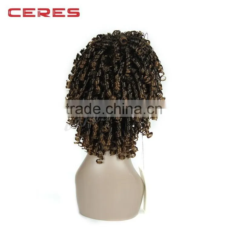 wholesale cheap price synthetic oprah curl wig