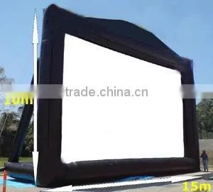Large inflatable outdoorinflatable cinema screen/movie screen inflatable