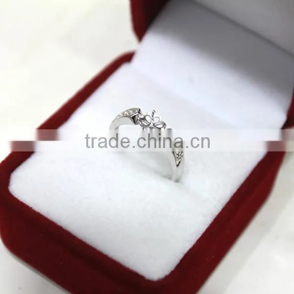 wholesale pearl price natural round pearl ring real 925 silver ring