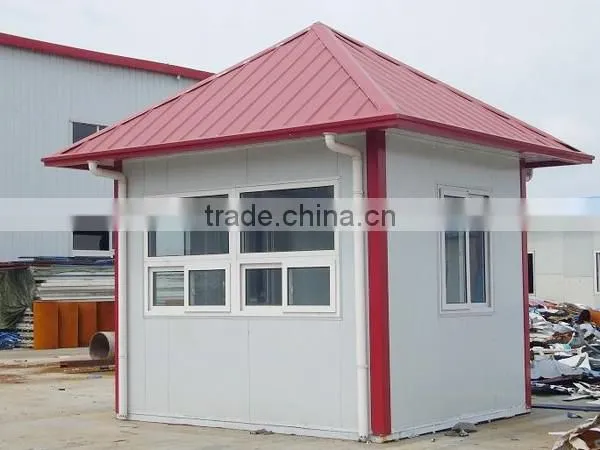 2015 new guard house/sentry box with iso certification prefab house