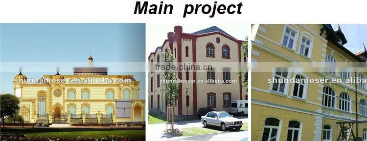 thermal break heat insulation aluminum double glazed white color window
