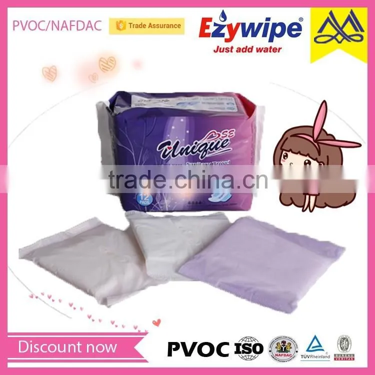 Pure cotton sanitary pad, soft breathable sanitary napkin, female disposable sanitary nakin