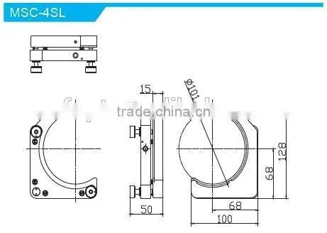 MSC-4SR Height of Center Height 68mm/high stability Kinematic C type Mounts with 2 adjusters/Optical Mount