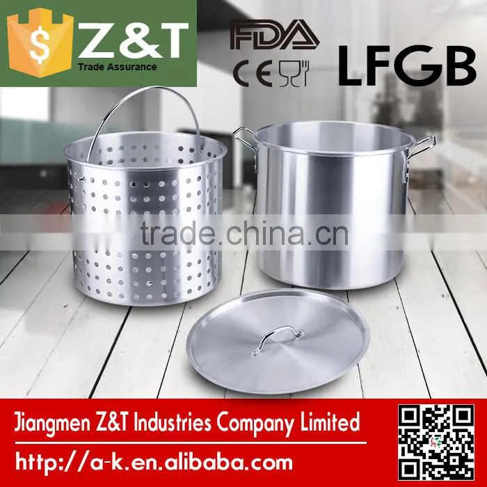 Trade assurance Aluminium stock pot commercial