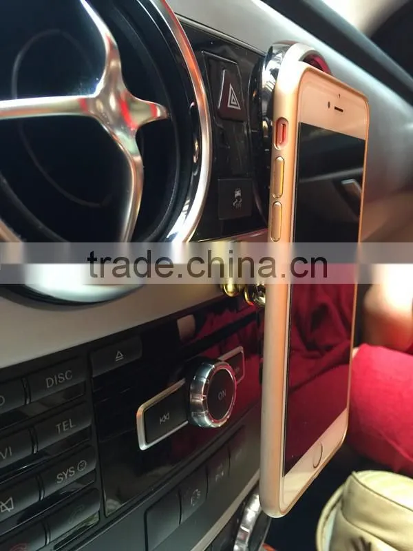 luxurious golden car mount holder Ball Sticky Magnetic Stand china cell phone mount for car china stock