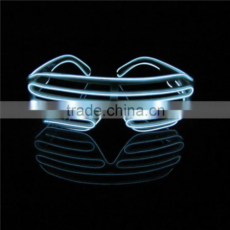 Party Favor China Christmas Decoration Shutter EL Wire Glasses