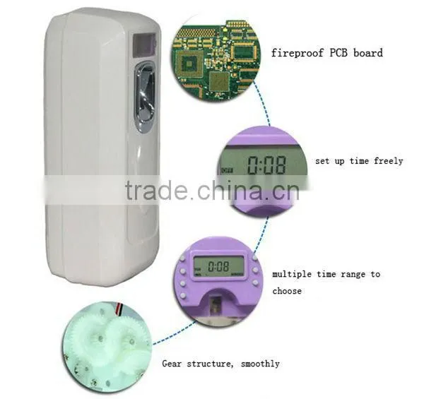 2013 ABS aire freshener dispenser,LCD aerosol dispenser for you home DP2301