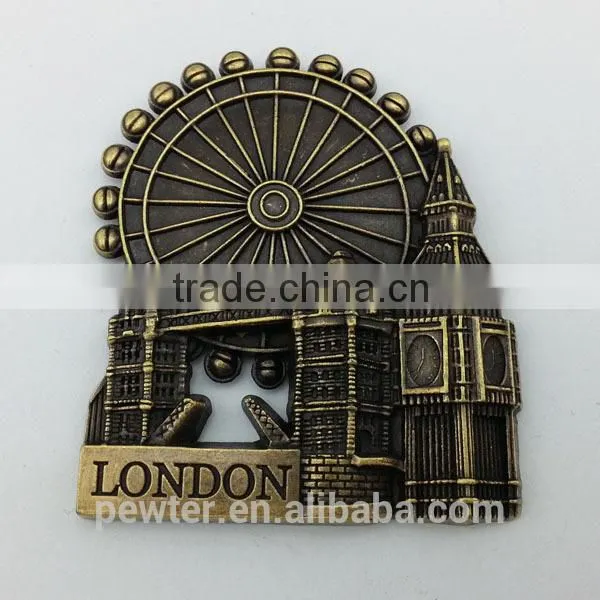 metal veteran car fridge magnet