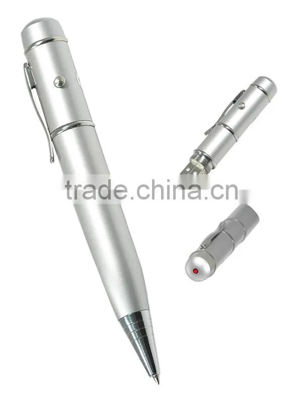 Business gift usb flash drive laser pointer ball pen
