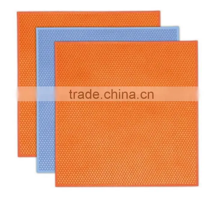 Multi-function microfiber cleaning cloth