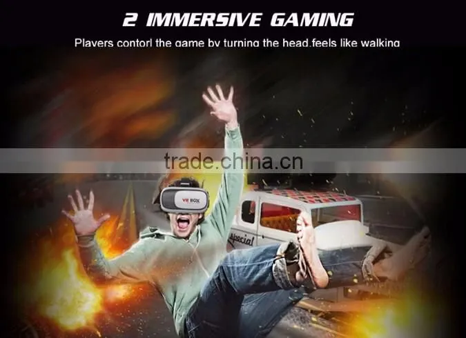 2016 2nd 3D Glasses VRBOX Upgraded Version Virtual Reality 3D Video Glasses