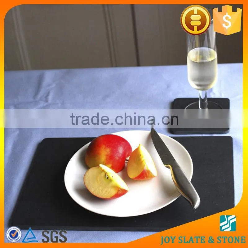 Hotel used natural slate placemat