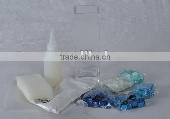 Funny DIY mosaic craft kit glass mosaic vase