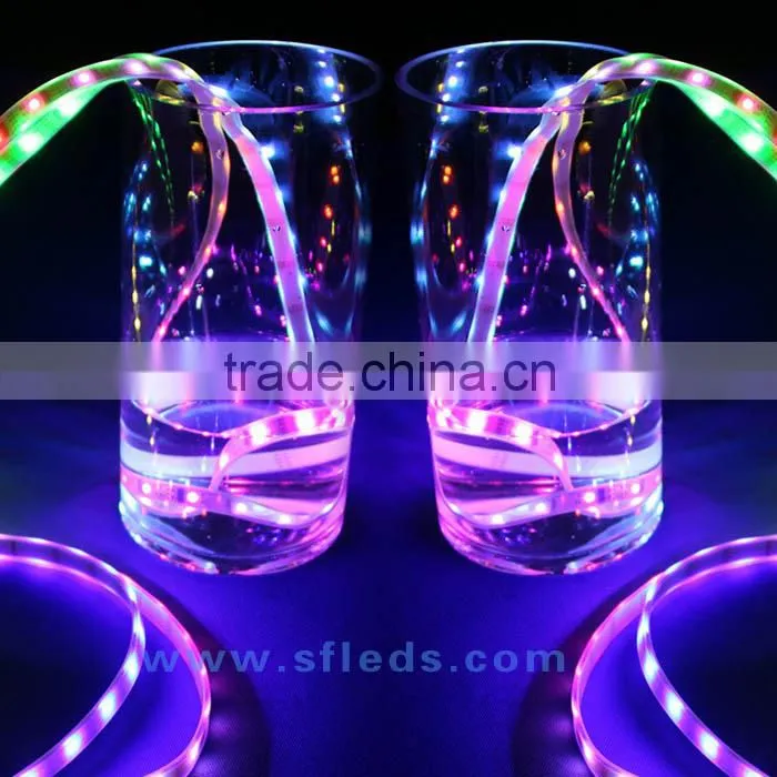 Integrated sk6812rgbw programmable addressble rgbw led pixel tape strip