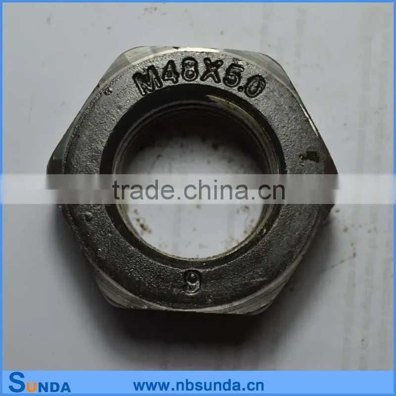 hot sale Hex Nut din standard flange size chart