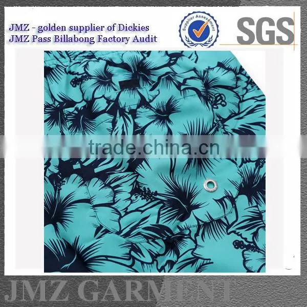 sublimation printed beach shorts board shorts for men polyester swimwear & underwear good price on sale