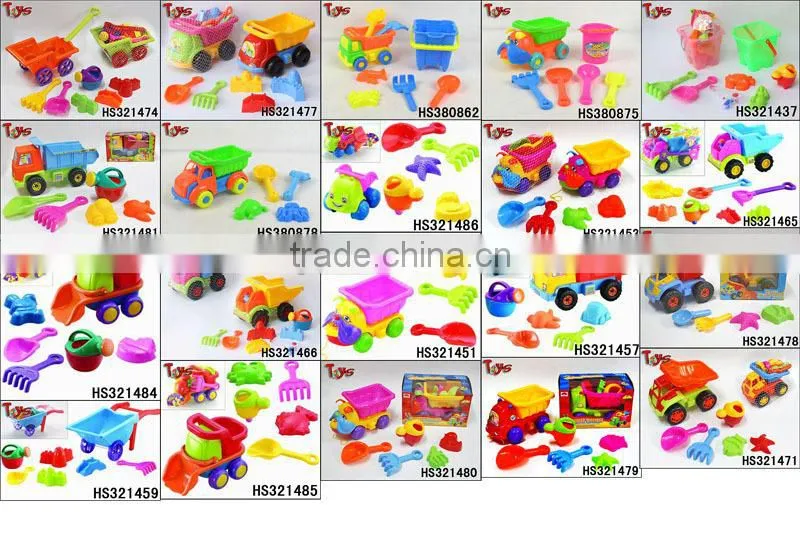 13PCS beach play kids sand tools toy bucket truck