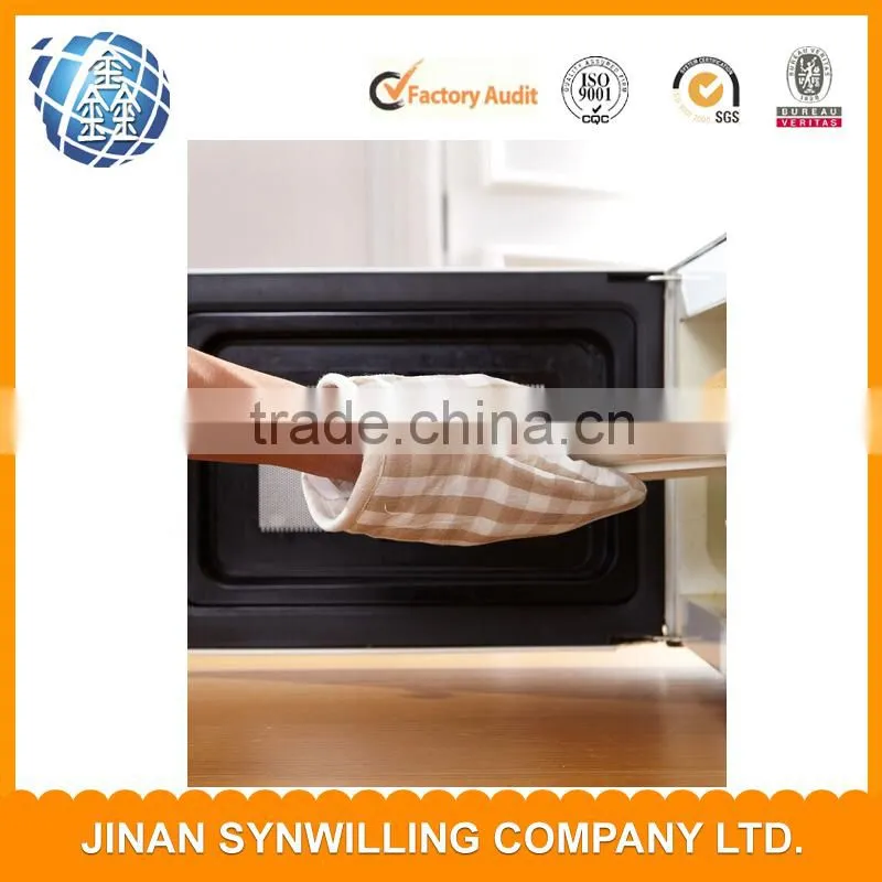 Single oven mitt fingerless gloves with cover