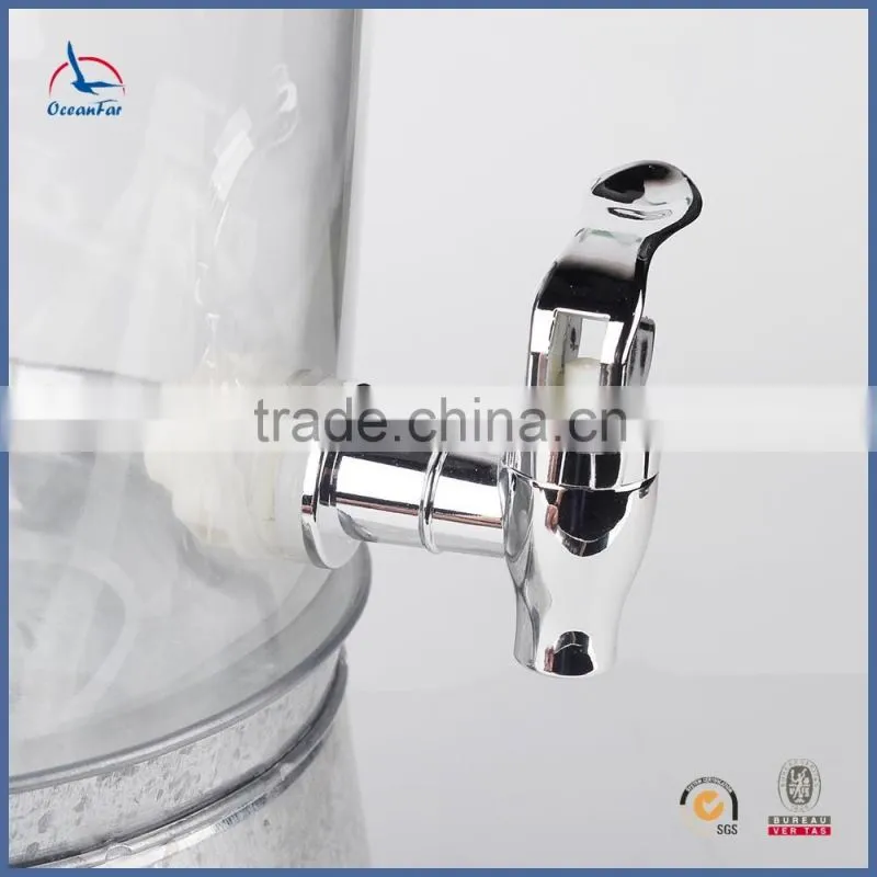 Sealing Drink Dispenser Glass High Quality Glass Beverage Dispenser