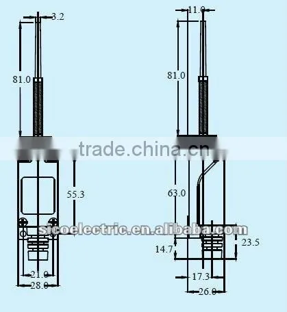 SC8166 limit switch