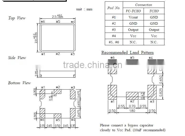 kinds of quartz crystal resonators and oscillators SMD frequency control and selection components