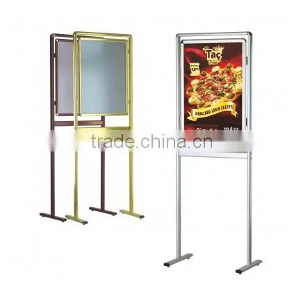 Stainles steel board display standing