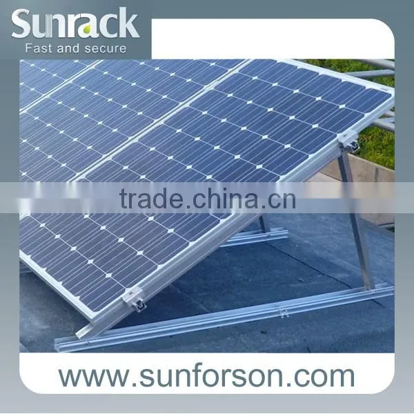 Aluminum Extruction PV Solar Panel Mounting Clamps
