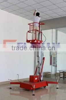 Pull around single person hydraulic lifts elevator for aerial working