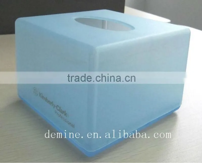 clear acrylic(PMMA) tissue box OEM: