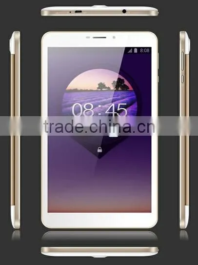 8 inch 1280* 800 IPS MTK8752 QCTA CORE 4G LTE FDD Android4.4 tablet pc