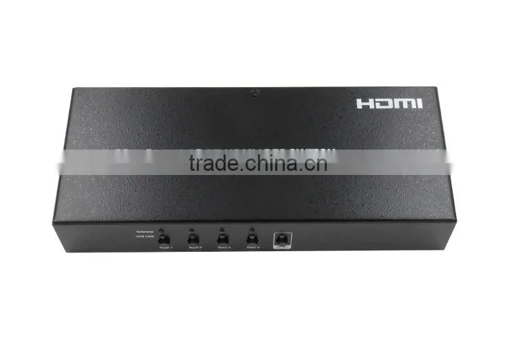 LINK-MI LM-KVM401 Support Auto Switching 4 In 1 Out HDMI KVM Switch with USB