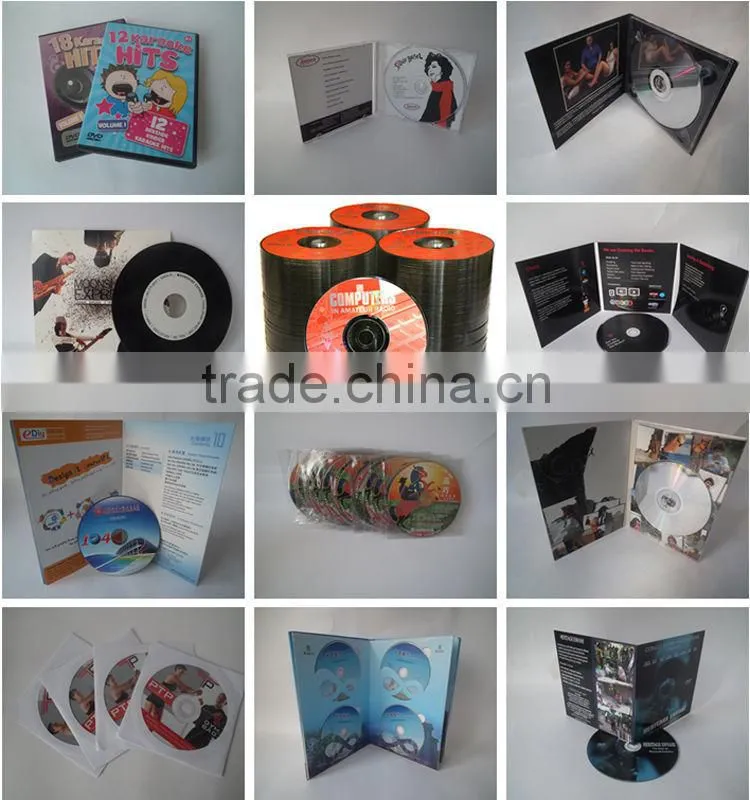 Music CD Replication with printing and plastic sleeve