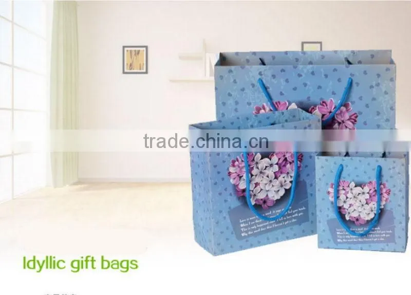 Super quality most popular paper bags with bows