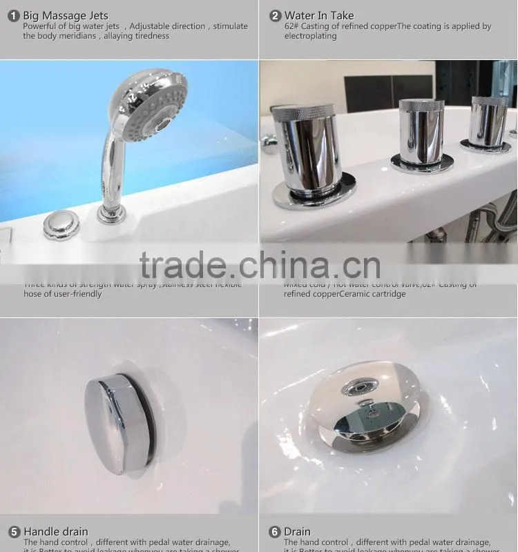 FC- WD 02, round wooden bathtub
