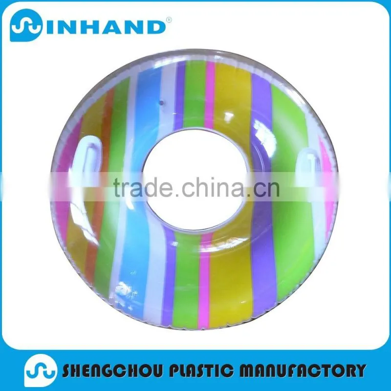CUSTOM MADE pvc inflatable colorful Swimming ring, pool float adult water tube ring