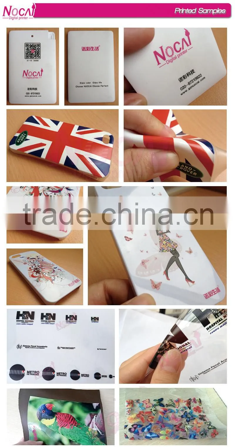 Guangzhou Nuocai small format 60*40cm size flatbed uv printer, uv printing machine, phone case printer