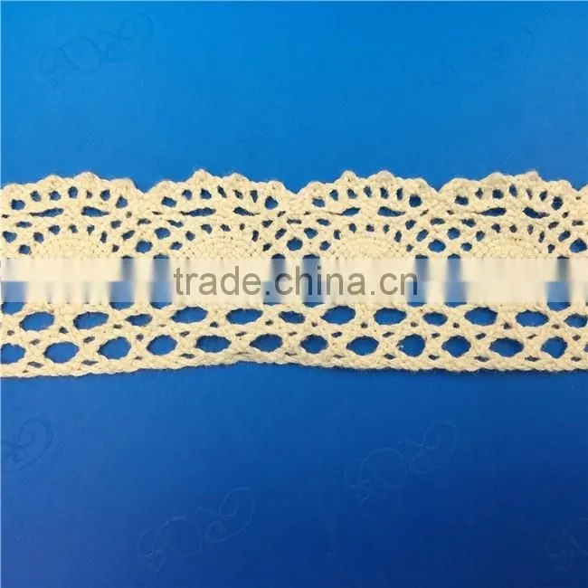 High Quality Fashion Decorative Cotton Lace Trimming
