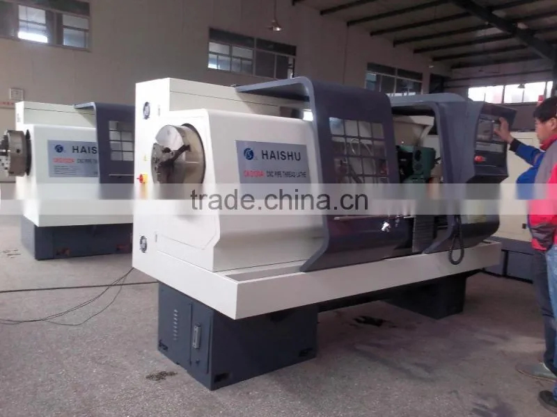 stainless steel tube polishing machine CKG130A CNC Oil Country Pipe threading lathe