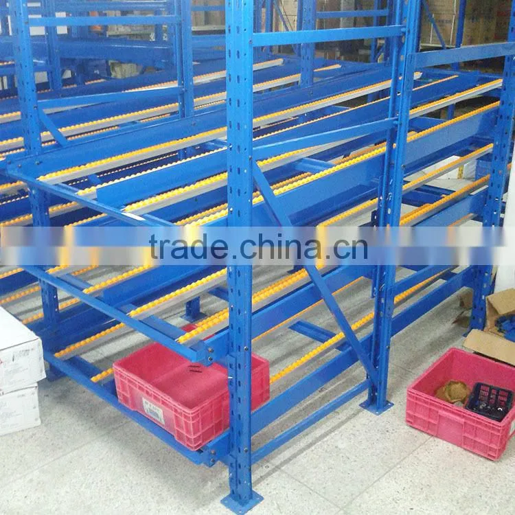 Carton flow rack/fluent racking warehouse storage system