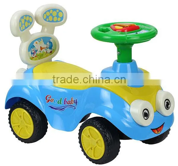 New Hot sale new 4 wheels kids plastic car slide scooter carrier ride on car Q01-2