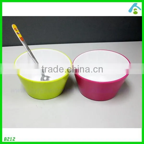 melamine round flat bowl