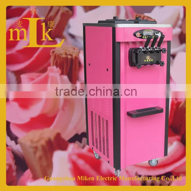 Red Soft Serve Ice Cream Machine