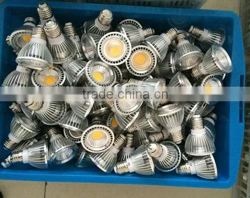 ce aluminum e27 220v 110v 15w 20w 24w optional cob spotlight led par38 with 100lm/w