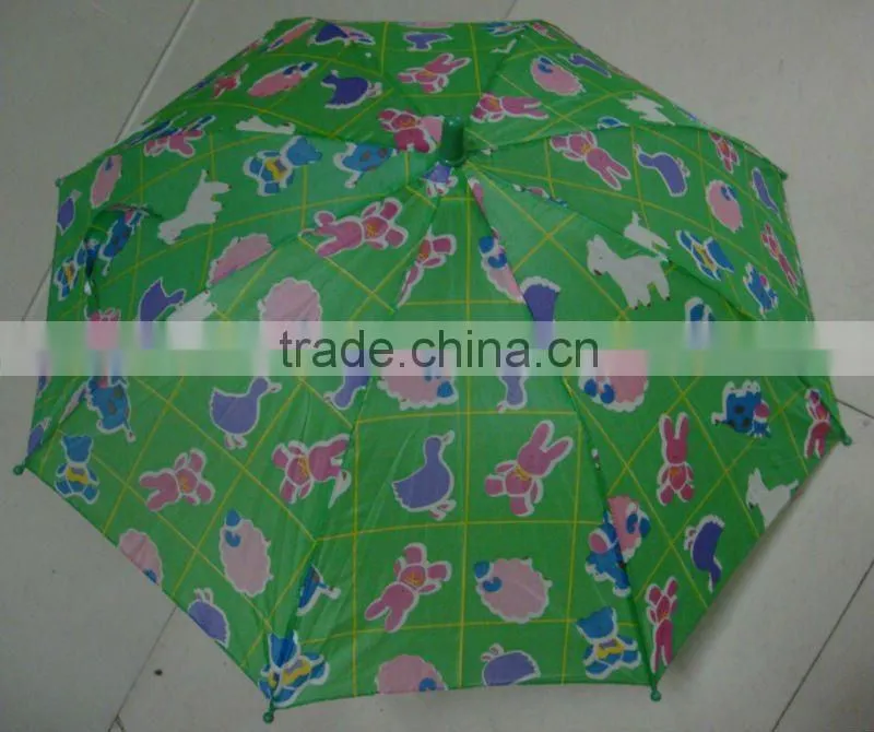 15inch promotional wholesale children umbrella with full printing