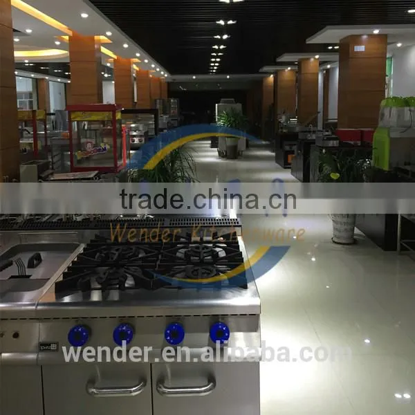 New style stainless steel western commercial restaurant kitchen equipment