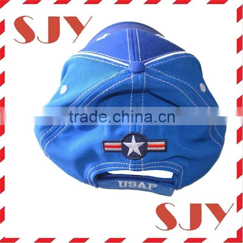 6 panel embridery design wholesale custom golf hats